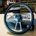thumbnail image 6 of Forever Sharp 14" Billet Muscle Steering Wheel Black Vinyl Wrap with GMC Horn 5 Hole, 6 of 13