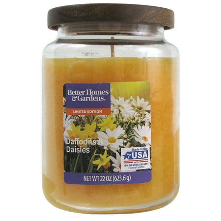 Home Daisy - Better Homes & Gardens Daffodils & Daisies 22 oz. Jar Candle