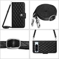 thumbnail image 6 of for Google Pixel 8 Pro Wallet Case, Elegant Card Holder Cash Slot PU Leather Kickstand Shoulder Strap Shockproof Protective Flip Women Girls Case Cover for Google Pixel 8 Pro, Black, 6 of 6