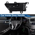 thumbnail image 3 of Mango de puerta interior del lado del pasajero delantero para Hyundai Veracruz 2007-2012, mango de puerta interior No.826203J000/82620-3J000, negro, 1 pc, 3 of 6