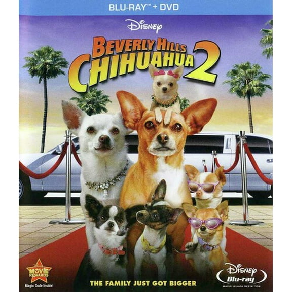 Beverly Hills Chihuahua 2 [WS] [Blu-ray/DVD Combo] [O-Sleeve] (Blu-ray   DVD), Disney, Comedy