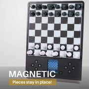 Millennium Electronic Chess Board Set - Beginner to Advanced Players - Interactive Strategy & Learning - Magnetic Pieces - 1-2 Player - Smart AI Chess Board - LCD Display