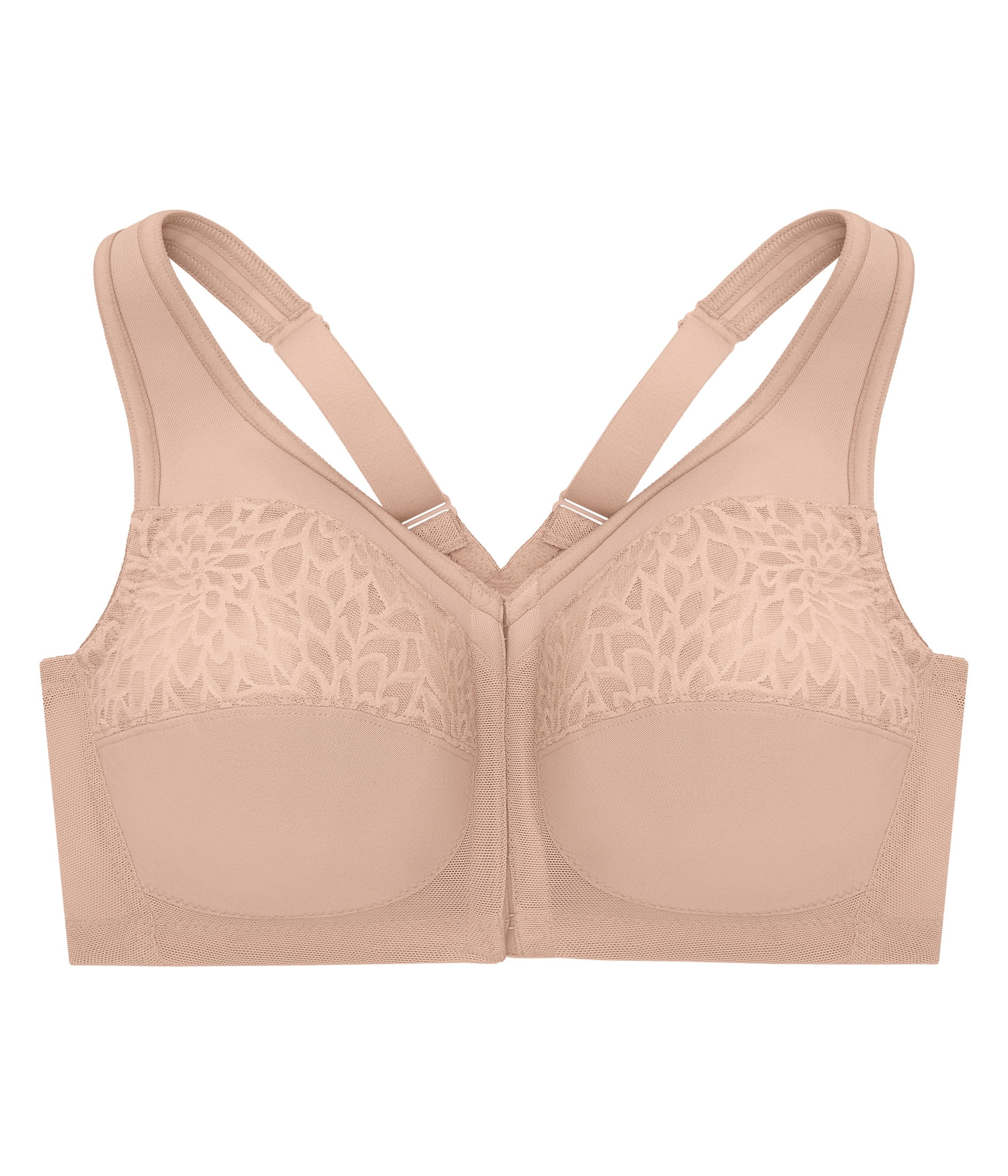 Glamorise MagicLift Front-Closure Racerback Wirefree Bra 1206 (Women's & Women's Plus)