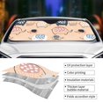thumbnail image 4 of Kdxio Cute Ink Drawn Elephants Print Front Windshield Sun Shade,Folding Auto Sunshade for Car Truck SUV-Medium, 4 of 7