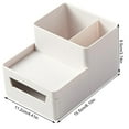 thumbnail image 2 of Office Desktop Organizer A4 Paper Drawer Storage Box Multi-functional Stackable File Cabinet Pen Holder, 2 of 9