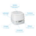 thumbnail image 2 of Porta Potti 320P Portable Toilet for RVs / Boats / Camping / Healthcare / Toddler Training / Trucks / Vans - Thetford 92850, 2 of 2