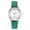 Green, variant on Women's Watches, Classic Quartz Watch with Luminouse Easy Read Dial, Leather Watch Band, Vintage Small Face Round Watches for Women, Birthday Gift for Ladies