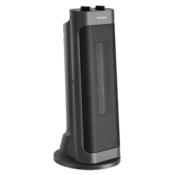 Calentador espacial PELONIS PTH15A2BGB, 1500 W, calentamiento rápido, gris
