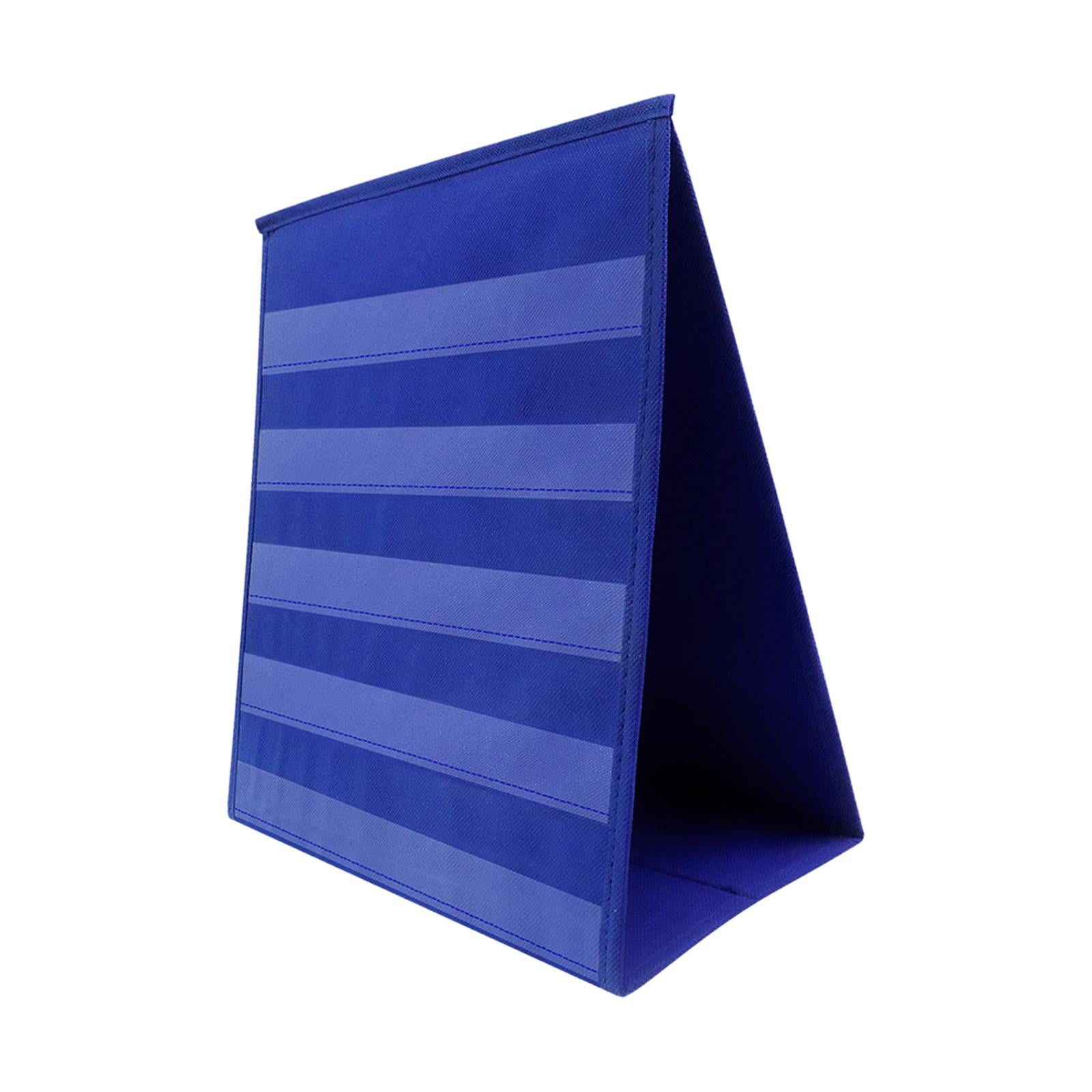 Tabletop Pocket Chart Table Top Card Display for Teaching Classroom Teacher Blue