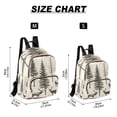 thumbnail image 2 of FORMRS Mini Backpack Purse for Women Quilted Travel Daypack Casual Shoulder Bag, Black Deer, 2 of 7