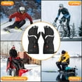 thumbnail image 2 of Heated Gloves Gifts for Men Women, Rechargeable Electric Heated Gloves, Touchscreen Waterproof Heating Gloves for Motorcycle Driving Hiking Skiing Snowboarding Outdoor Winter Sport XL Size, 2 of 8