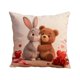 thumbnail image 2 of V-alentine's Day Decorations Festive Ambiance Gifts V-alentine's Day Printed Pillowcases Home Pillowcases, 2 of 6