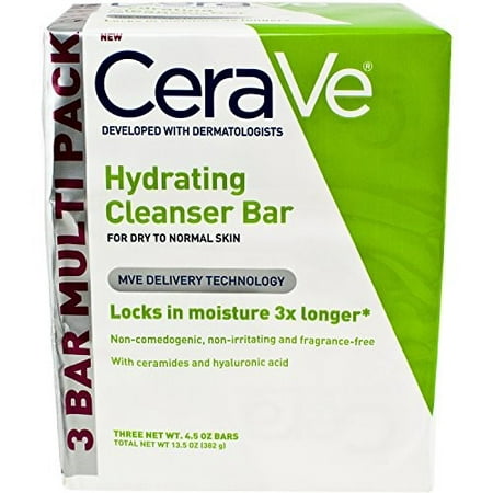 UPC 301872482032 product image for CeraVe Hydrating Cleansing Bar, MultiPack, 13.5 Oz | upcitemdb.com