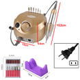 thumbnail image 2 of Lima eléctrica para uñas, herramientas profesionales de lima electrónica para uñas acrílicas, para uso doméstico, salón de uñas, 2 of 5