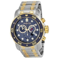 Invicta Men's 0077 Pro Diver Quartz Chronograph Blue Dial Watch