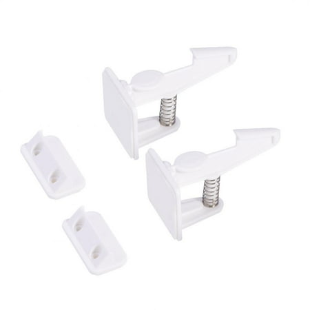 Walfront 10 Pcs Set Baby Safety Locks Cabinet Lock Invisible Child