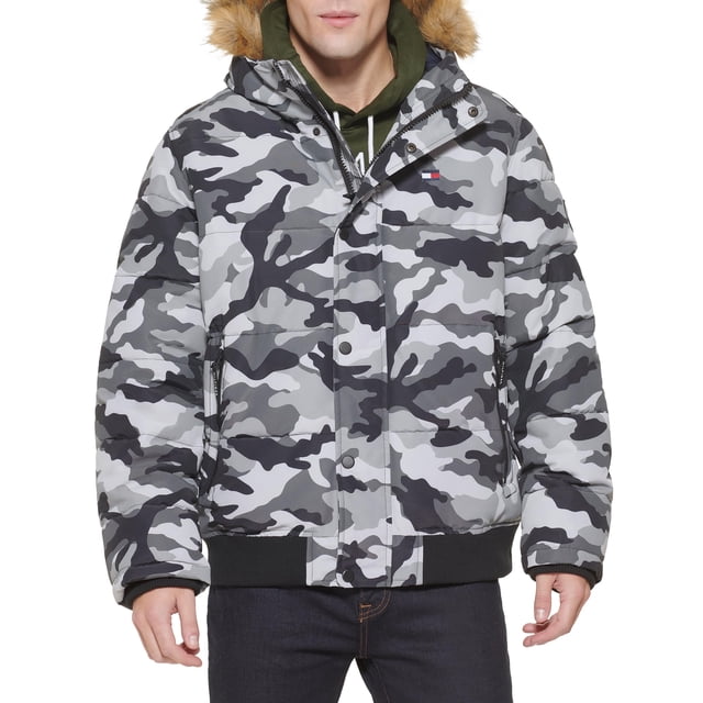 Chaqueta Tommy Hilfiger de tela ártica acolchada para hombre