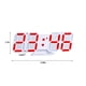 thumbnail image 3 of Electrodomésticos Reloj despertador digital Reloj digital automático fotosensible Reloj electrónico 3D Reloj LED multifunción con marco blanco Reloj despertador electrónico, 3 of 8