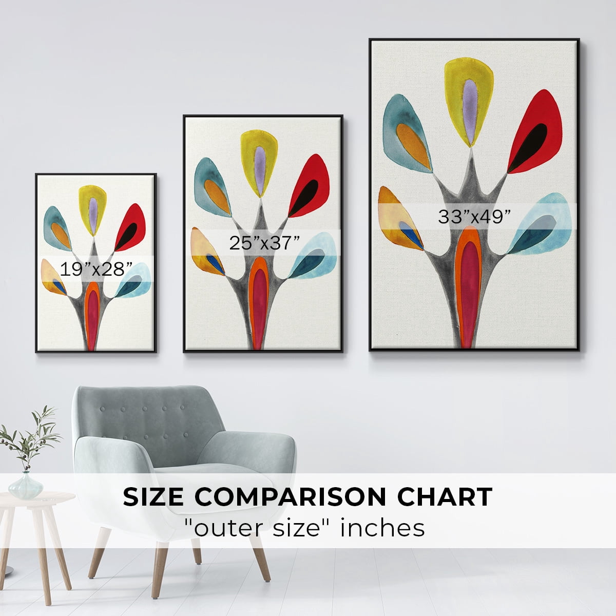 Magic Tricks II Framed Premium Gallery Wrapped Canvas - Ready to Hang - 27 x 41 - Black Floating Frame