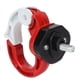 thumbnail image 4 of Percha de garra delantera para motocicleta, gancho para bolsa de casco de equipaje, rodamiento de carga de 12kg de aluminio y acero de aleación para Scooter eléctrico (rojo y blanco), 4 of 5