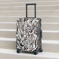 thumbnail image 6 of Zufioo Leopard And Zebra Print Luggage Case Protective Cover, Zippered Anti-scratch Luggage Case Cover, Suitable for Travel, Business, Unisex-X-Large, 6 of 7