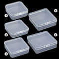 thumbnail image 3 of 5 Sizse Fishing Tools Accessories Sundries Organizer Square Small Items Case Transparent Storage Box Jewelry Beads Container Packing Boxes 7.4X7.4X2.6CM, 3 of 8