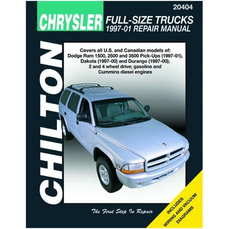 Dodge Truck Manual - Chilton Dodge Full-Size Trucks 1997-2000 Repair Manual (20404)