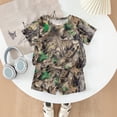 thumbnail image 3 of Abcomgle Girls Short Sets Size 7-8 Girls Two Piece Outfits Camo Short Sleeve T Shirts and Elastic Waist Shorts Cute Casual Girls Summer Clothes, 3 of 6