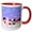 Red/White, variant on 3drose, Snowman Party Cartoon, 15oz Two-tone Red Mug
