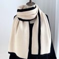 thumbnail image 3 of UTSJKR Winter Scarfs for Women Super Soft Knitted Chunky Scarves Cold Weather Accessories for Ladies Unisex Scarf 175 Cm Gift for Special Occasions Knit Accessory Beige, 3 of 3