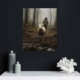 thumbnail image 4 of COMIO  Christian Wall Art Jesus Chasing Lost Lamb Canvas Print Inspirational Wall Decor, 4 of 4
