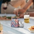 thumbnail image 5 of Yayeee Ashtray with Lid for Cigarette Smokeless Stainless Steel Home Ash Holder, Pink Shimmering Pattern, 5 of 7