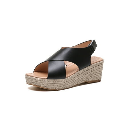 

Gomelly Women s Espadrille Wedges Summer Platform Sandals Holiday Comfy Casual Shoes Size 5-10