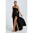 thumbnail image 6 of Women'S Off-the-Shoulder Tube Dress with Side Design, Suitable for Going Out Casual Elegant Club Party Long Dress Black L, 6 of 7