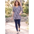 thumbnail image 2 of Catherines Women's Plus Size Easy Fit Short Sleeve V-Neck Tunic, 2 of 4
