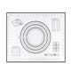 thumbnail image 1 of Alfombrilla de silicona para hornear Alfombrilla para barbacoa con diseño de escala transparente Lav Abanopi Negro/tipo 3, 1 of 7