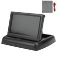 thumbnail image 3 of Monitor LCD para automóvil, Monitor HD Monitor de vista trasera Monitor plegable para automóvil de 4.3in para Mini TV para pantalla de computadora par,Monitor de coche, Monitor de visión trasera, Moni Higoodz Accesorio de coche, 3 of 8