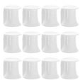 thumbnail image 4 of BRIGHTFUFU Tapa abatible para dispensador de pasta dental, 50 unidades, tapa superior para tubo exprimidor, repuestos, color blanco (diámetro interior: 13,7 mm), 4 of 7