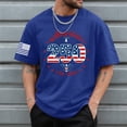 thumbnail image 2 of Leey-World 250 Anniversary Usa Shirts 250 Years American 1776 2026 250th USA Birthday 4th of July T-Shirt(Blue,L), 2 of 5
