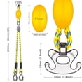 thumbnail image 2 of Arnés de remolque SELEWARE para barco pesado de 8 pies con acero inoxidable, 2 of 8
