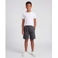 thumbnail image 3 of Real Essentials 3 Pack: Boys Fleece Lounge Shorts Sweat Sleep Pajama Athletic Casual Soft Comfy with Pockets, 3 of 7