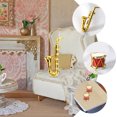 thumbnail image 4 of 3 Sets Mini Musical Instrument Mini Drums Miniature Saxophone Photo Prop for Dolls House, 4 of 6