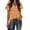 Multicolor XH210, variant on Women Casual Boho Blouse Summer Short Sleeve Shirts Floral Printed V Neck with Drawstring