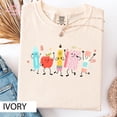 thumbnail image 5 of Cute School Supplies Comfort Colors Shirt, Back To School Teacher Shirt, Crayon Pencil Notebook Tee, Teacher Gift, 5 of 5