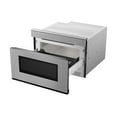 thumbnail image 3 of SHARP SMD2479JS 24 in. 1.2 cu. ft. 950W Sharp Stainless Steel Smart Easy Wave Open Microwave Drawer Oven, 3 of 49
