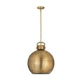 thumbnail image 4 of Innovations Lighting  Newton Metal Sphere - 1 Light 16" Stem Hung Pendant Polished Nickel, 4 of 5