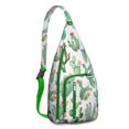 thumbnail image 1 of Botanical Cactus Backpack - Scientific Succulent Print, Durable Outdoor Pack, 1 of 4