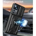 thumbnail image 4 of for Xiaomi 12T Case Sliding Window Case with Card Holders, Cover with Slide Camera Protection Built-in Magnetic Kickstand Case for Xiaomi 12T Pro/Redmi K50 Ultra LJK Rose Gold, 4 of 10