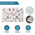 thumbnail image 6 of Hummingbirds Placemats Set of 4, Spring Watercolor Flowers Leaf Plant Placemats for Dining Table, Place Mats for Kitchen Tabletop, Waterproof Wipeable Dining Table Mats Set, 6 of 9