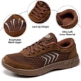 thumbnail image 3 of Decould sylf Women Walking Shoes Comfortable Breathable Tennis Shoes Retro Suede Casual Sneakers, 3 of 8